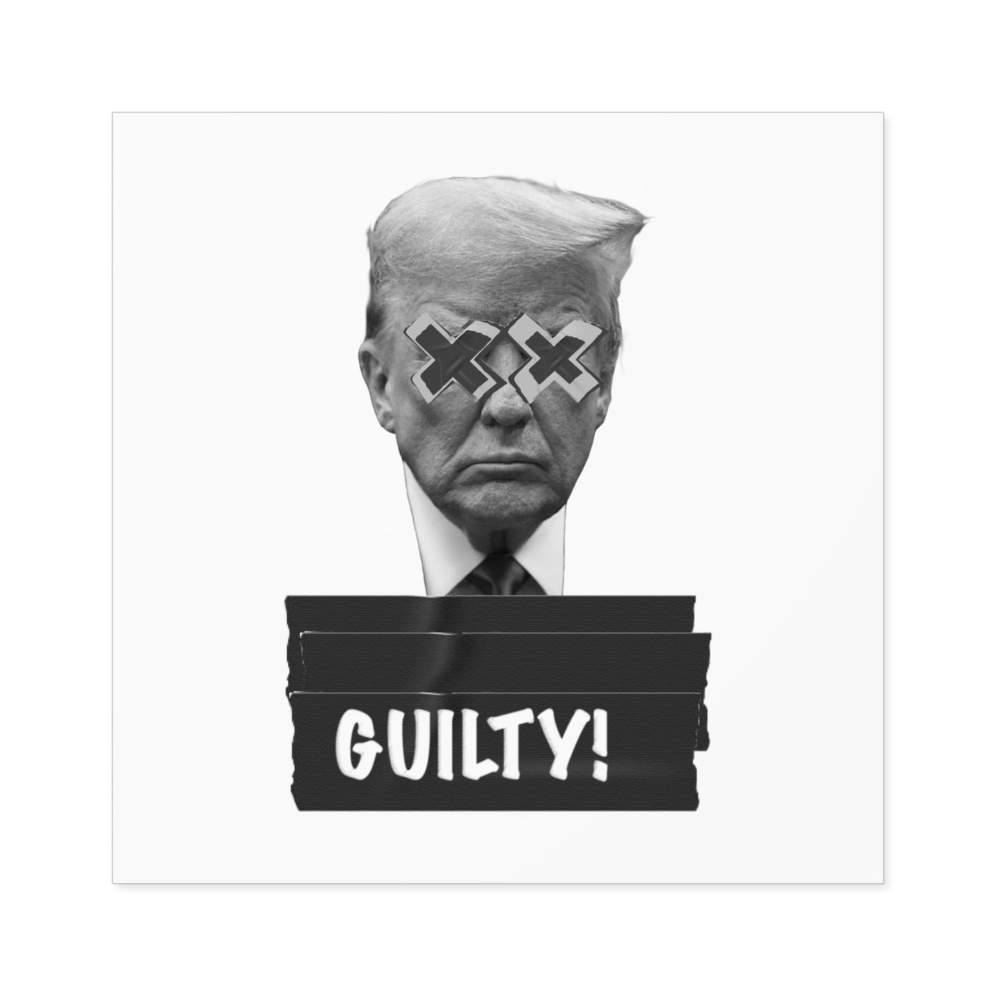 Guilty! Water Resistant Sticker