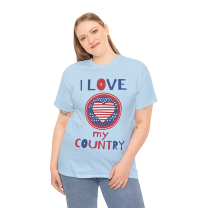 I Love My Country Unisex T-Shirt