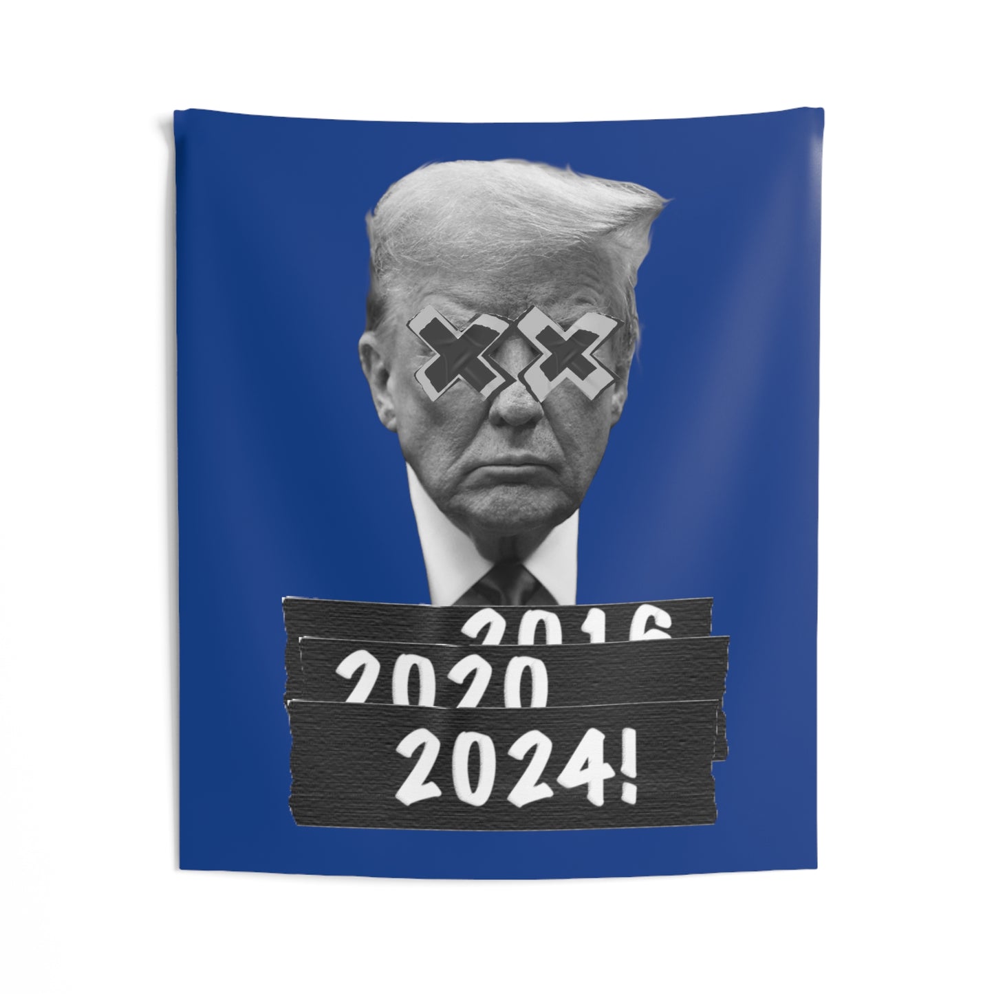 Trump 2024 Blue Tapestry