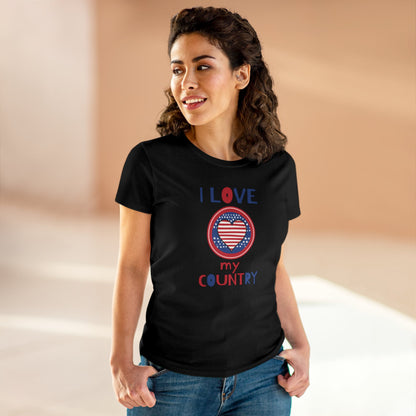 Women's "I Love My Country" T-Shirt