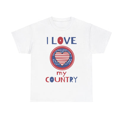 I Love My Country Unisex T-Shirt