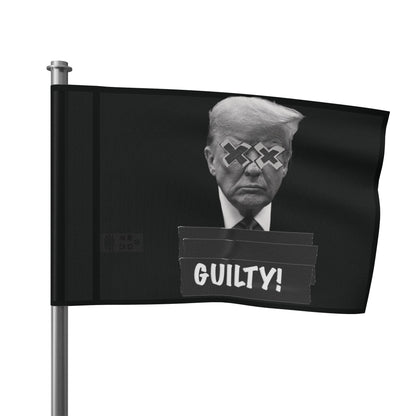 Trump Guilty Black Flag