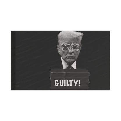 Trump Guilty Black Flag