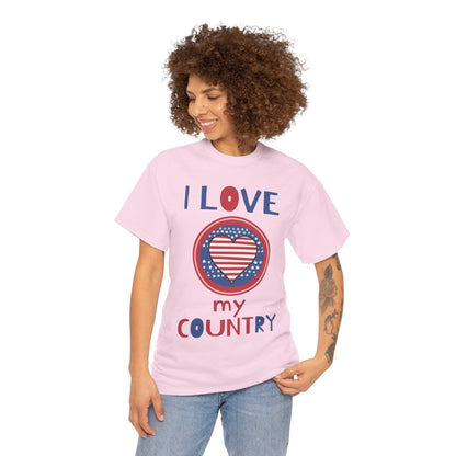 I Love My Country Unisex T-Shirt