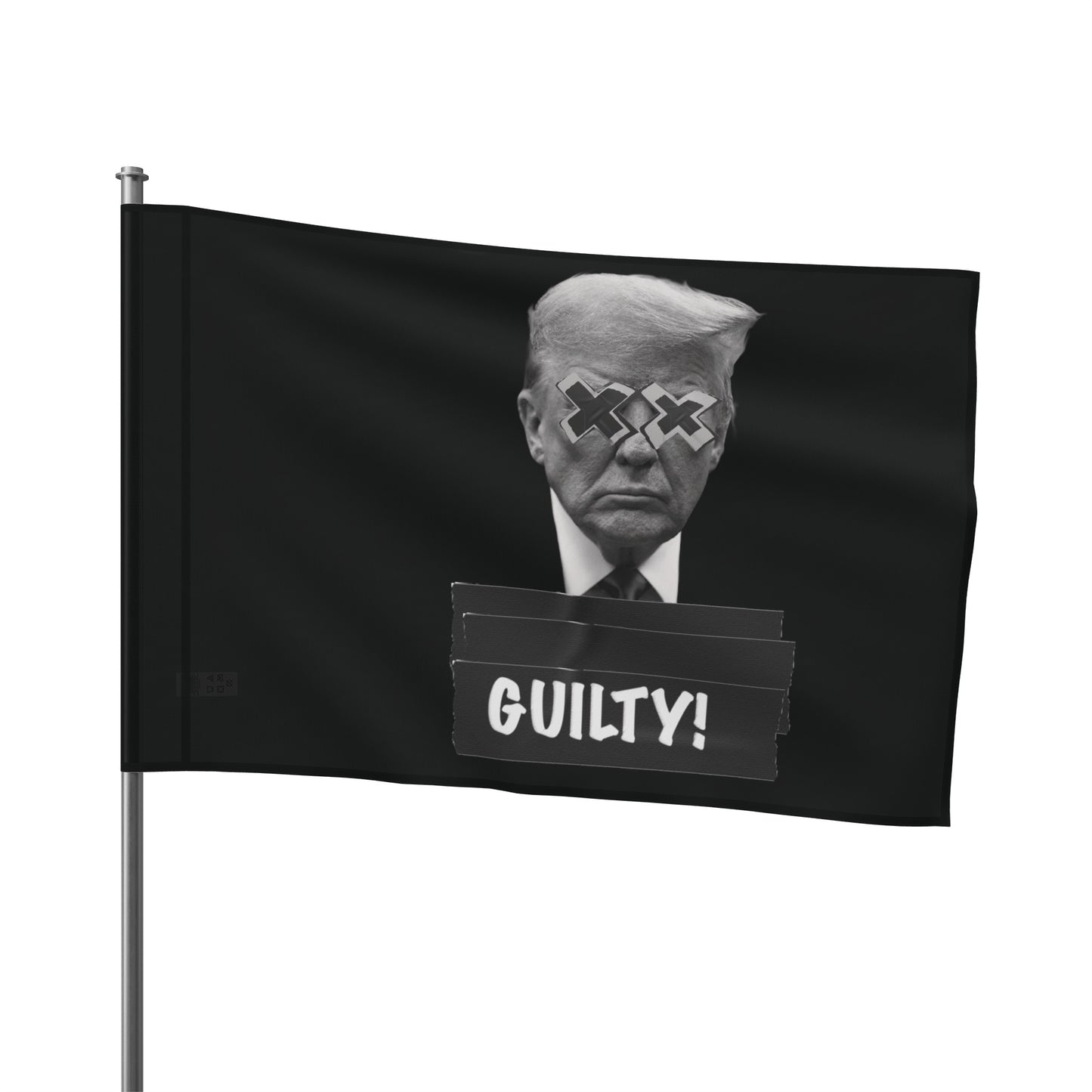 Trump Guilty Black Flag