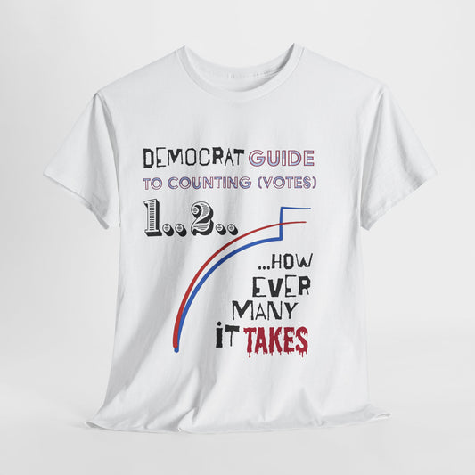 Democrat Guide to Counting T-Shirt