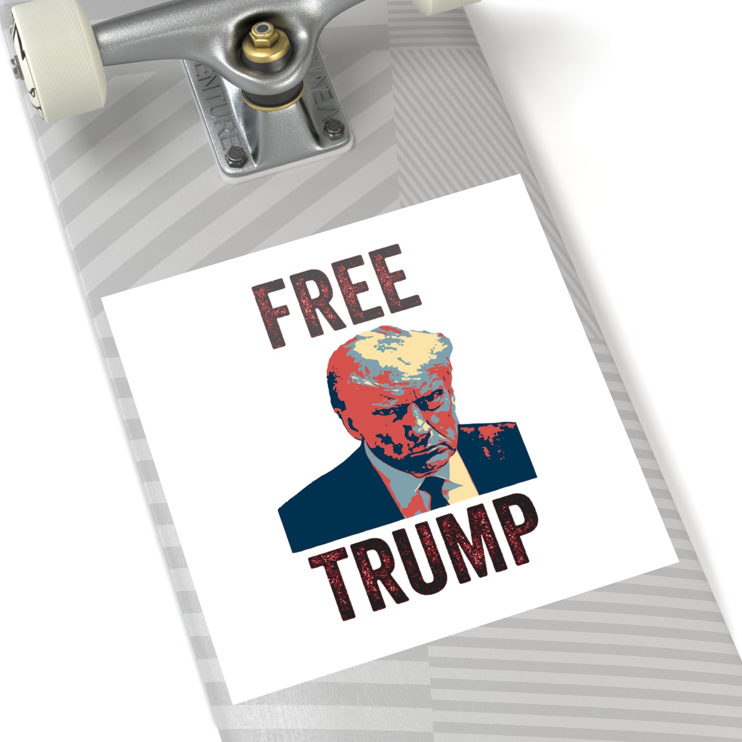 Free Trump (Hope) Water Resistant Sticker