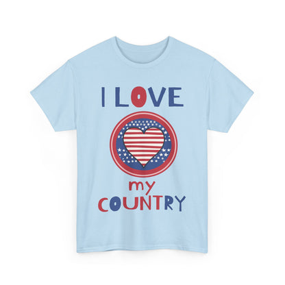 I Love My Country Unisex T-Shirt