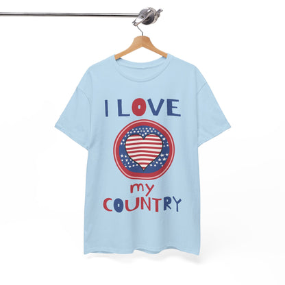 I Love My Country Unisex T-Shirt