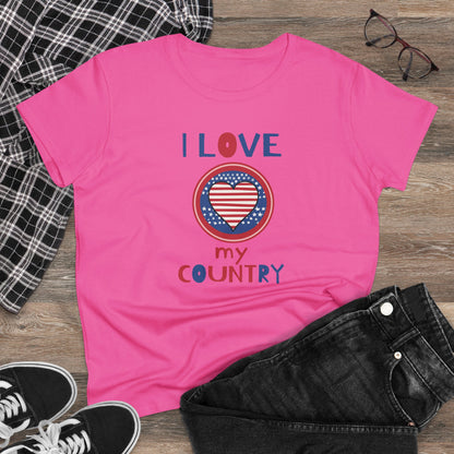 Women's "I Love My Country" T-Shirt