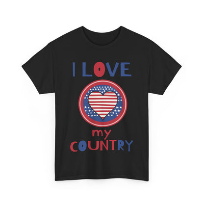 I Love My Country Unisex T-Shirt