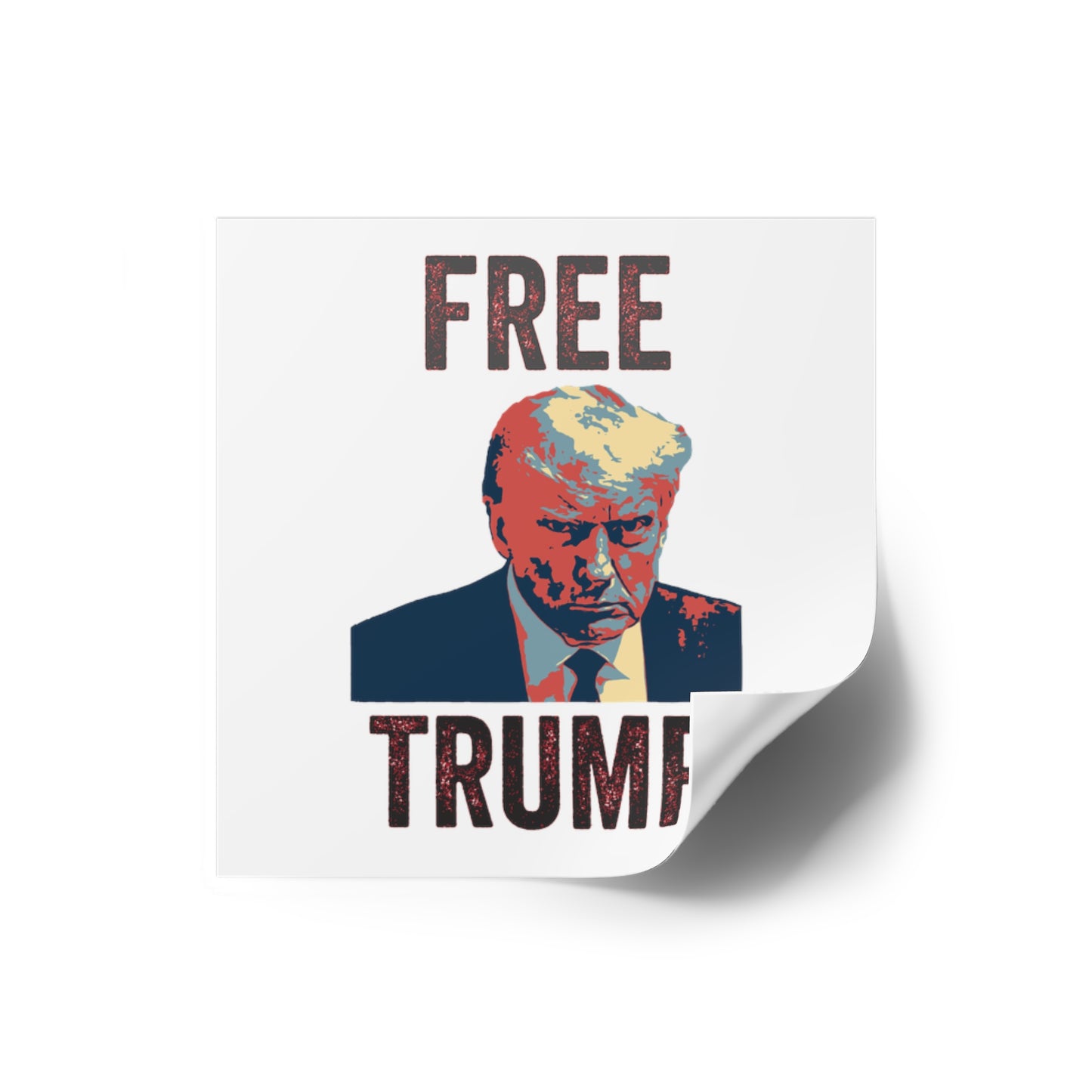 Free Trump (Hope) Water Resistant Sticker