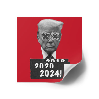 Trump 2024 (Red) Water Resistant Sticker