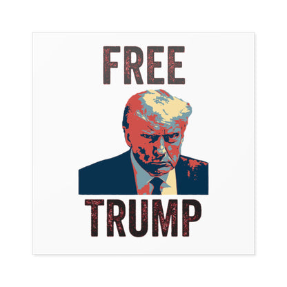 Free Trump (Hope) Water Resistant Sticker