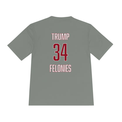 Trump 34 Felonies Vintage Jersey