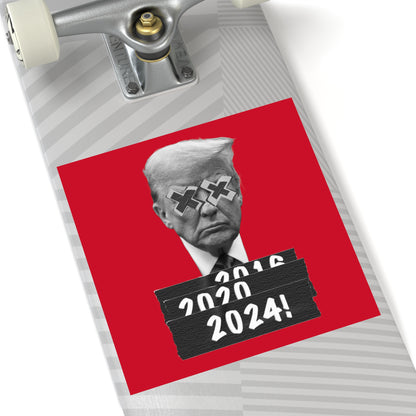 Trump 2024 (Red) Water Resistant Sticker