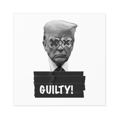 Guilty! Water Resistant Sticker