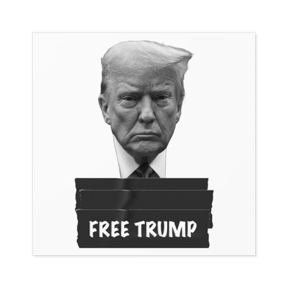 Free Trump! Water Resistant Sticker