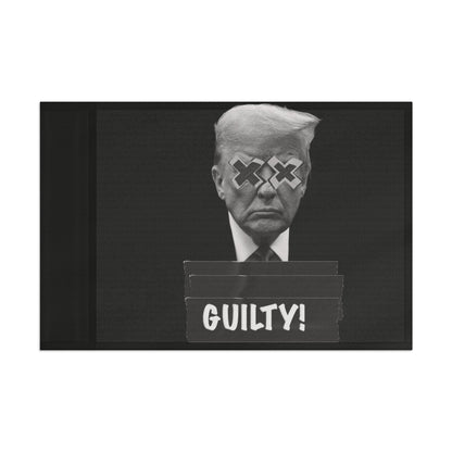 Trump Guilty Black Flag