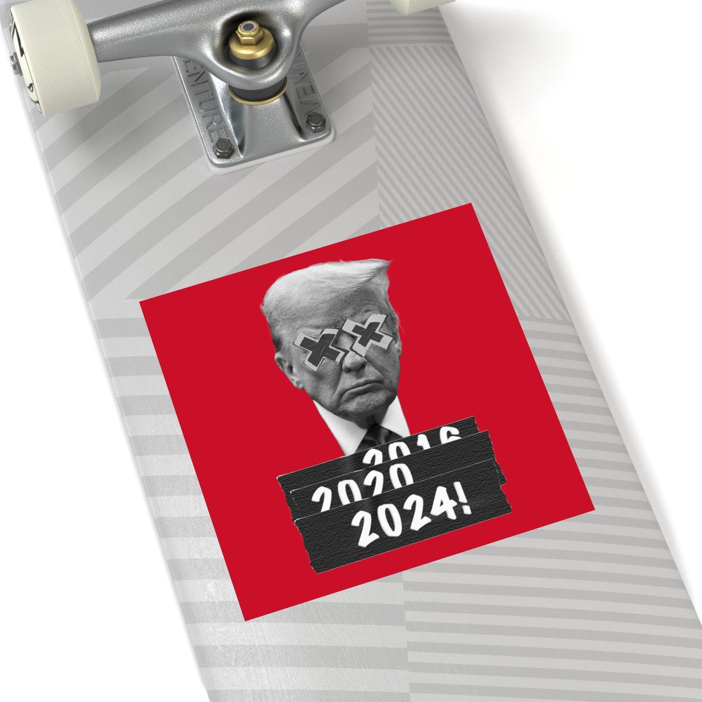 Trump 2024 (Red) Water Resistant Sticker