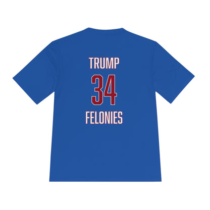 Trump 34 Felonies Jersey