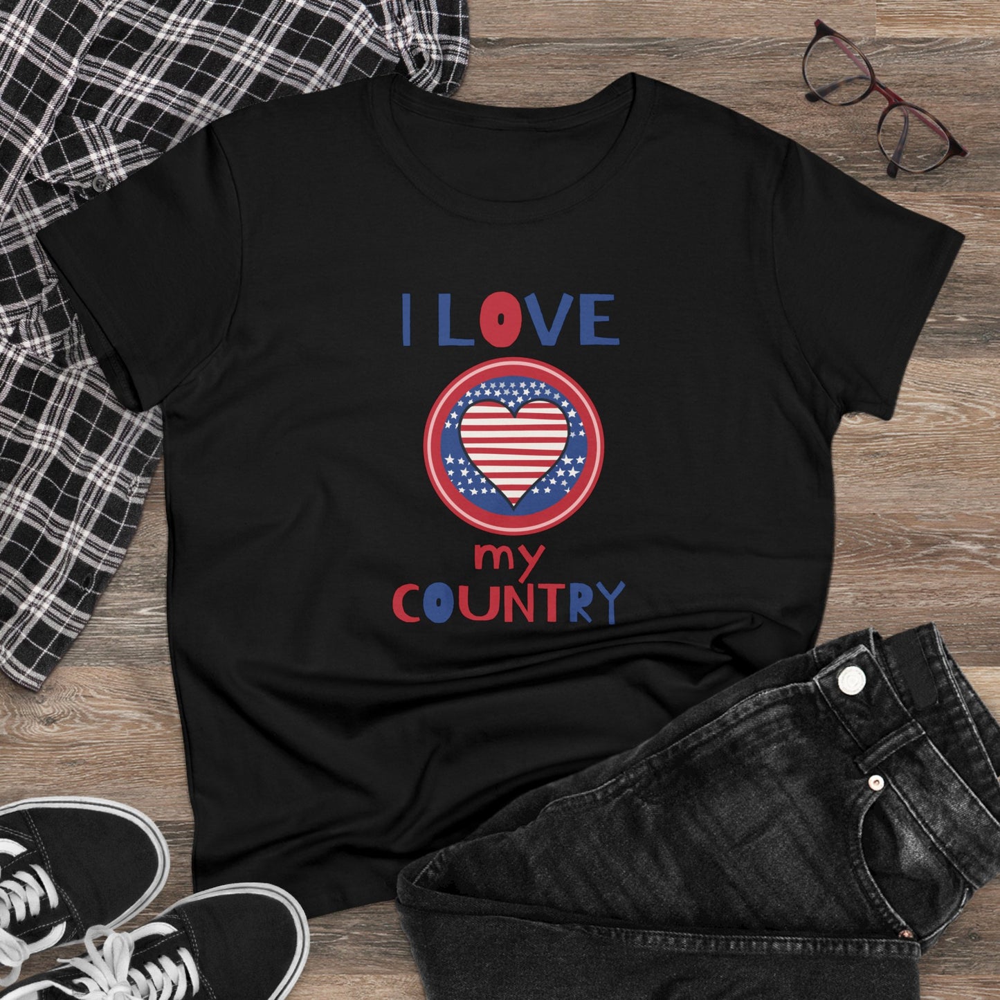 Women's "I Love My Country" T-Shirt