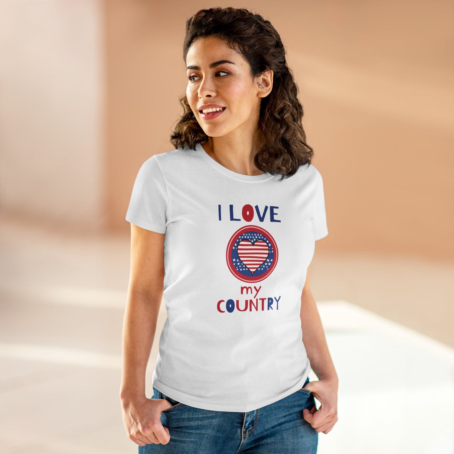 Women's "I Love My Country" T-Shirt