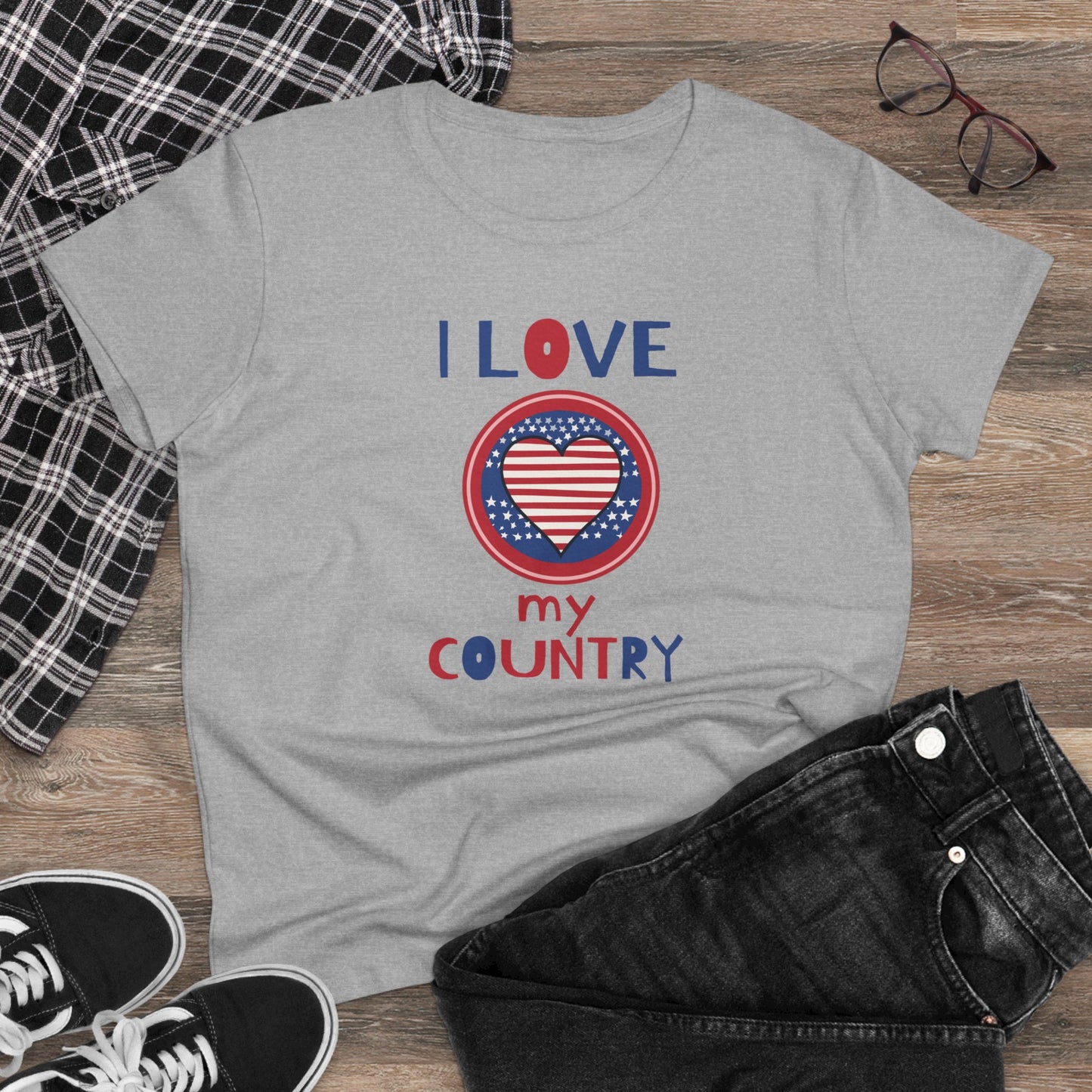 Women's "I Love My Country" T-Shirt