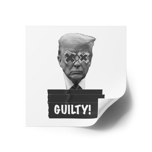 Guilty! Water Resistant Sticker