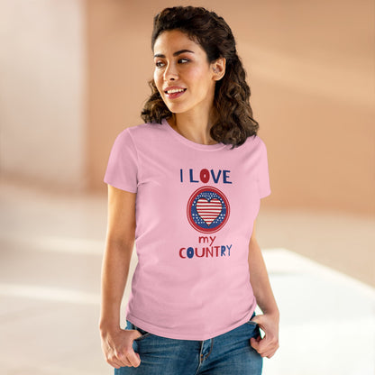 Women's "I Love My Country" T-Shirt