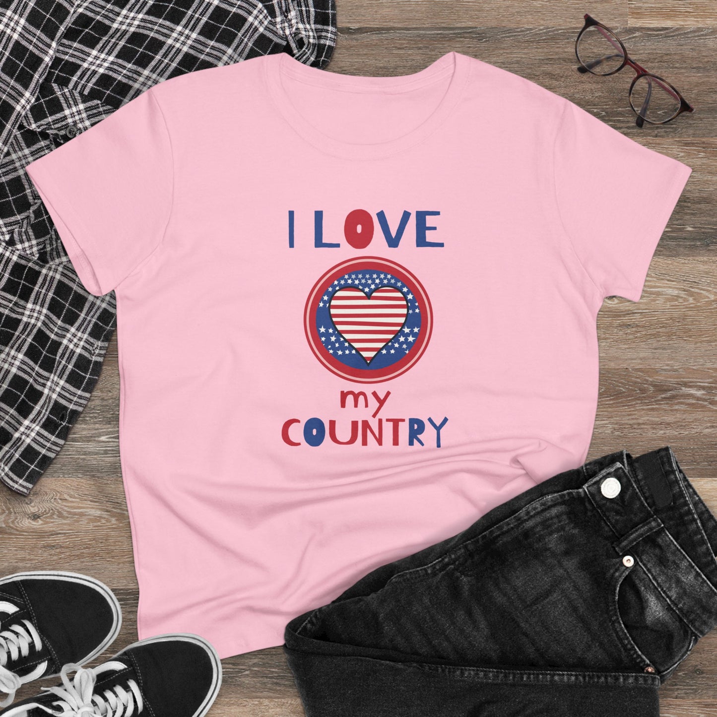 Women's "I Love My Country" T-Shirt