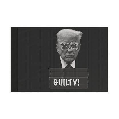 Trump Guilty Black Flag