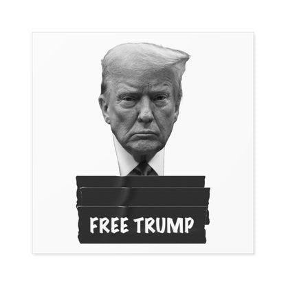 Free Trump! Water Resistant Sticker