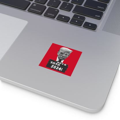 Trump 2024 (Red) Water Resistant Sticker