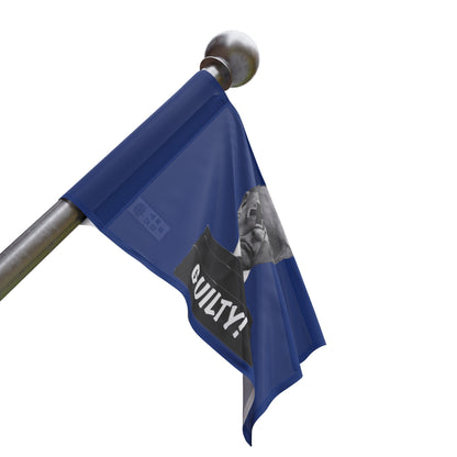 Trump Guilty Blue Flag