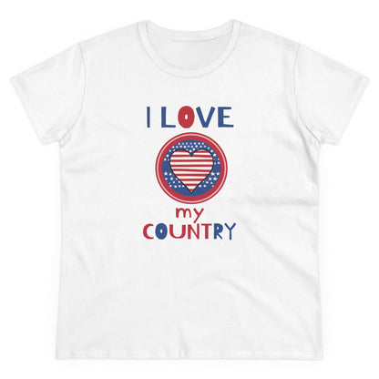 Women's "I Love My Country" T-Shirt