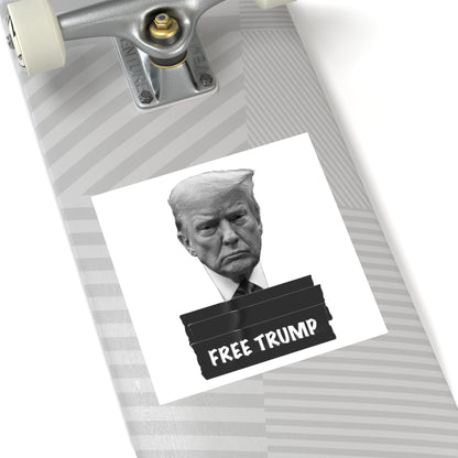 Free Trump! Water Resistant Sticker