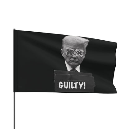 Trump Guilty Black Flag