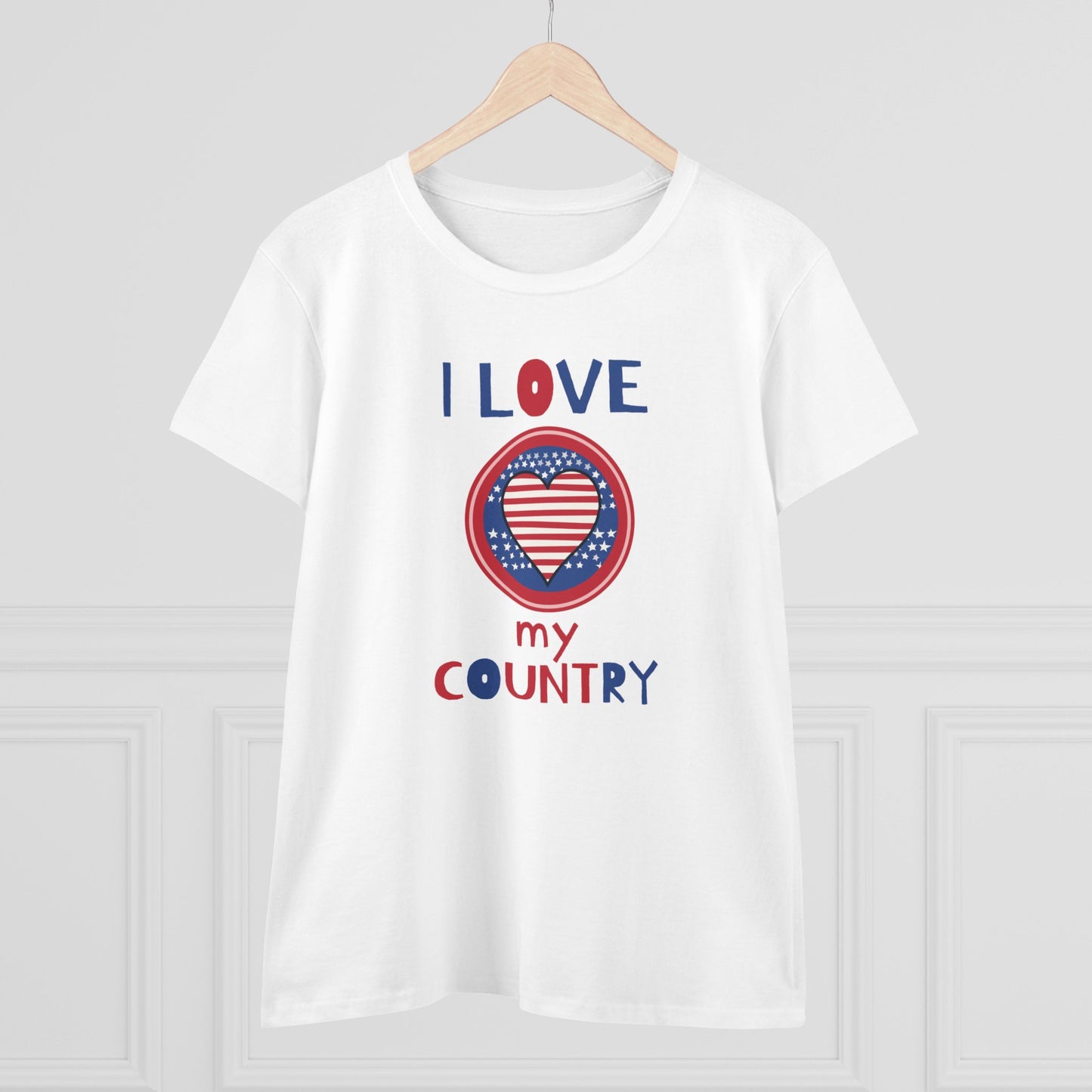 Women's "I Love My Country" T-Shirt