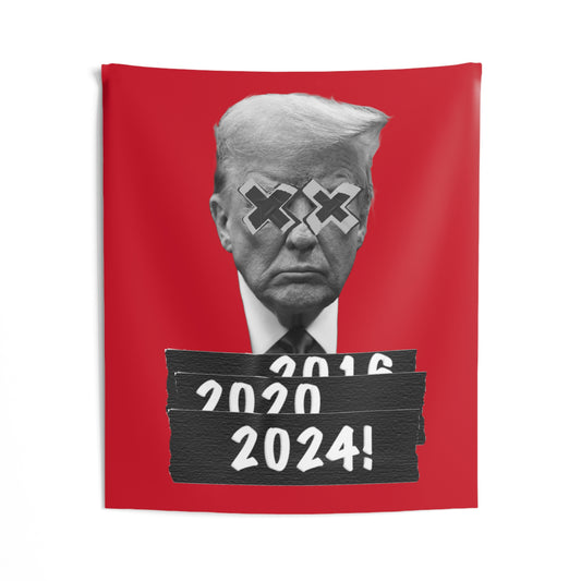 Trump 2024 Red Tapestry