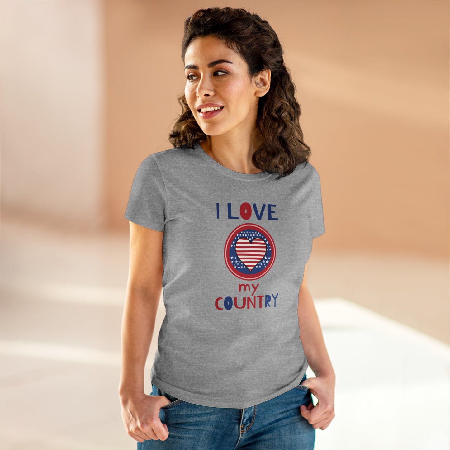 Women's "I Love My Country" T-Shirt