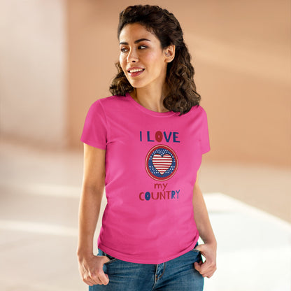 Women's "I Love My Country" T-Shirt